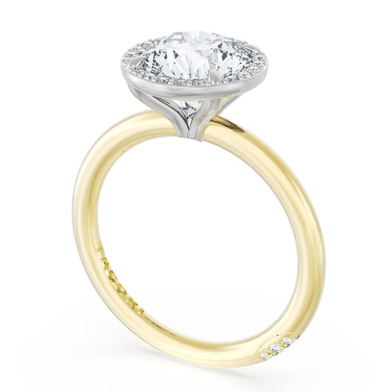 Round Bloom Engagement Ring