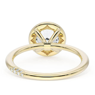 Round Bloom Engagement Ring
