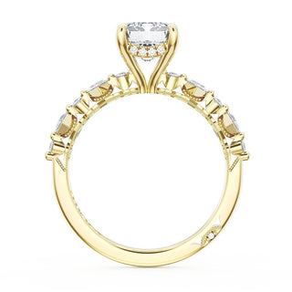 Emerald Solitaire Engagement Ring