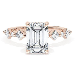 Emerald Solitaire Engagement Ring
