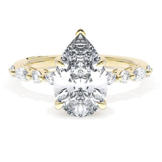 Pear Solitaire Engagement Ring
