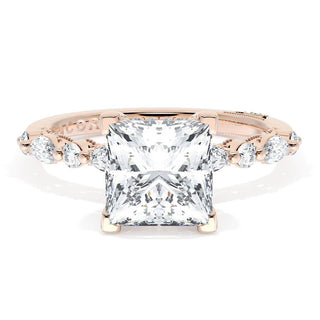 Princess Solitaire Engagement Ring