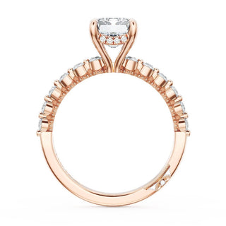 Emerald Solitaire Engagement Ring
