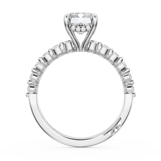 Emerald Solitaire Engagement Ring