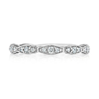 Marquise Design Wedding Band with Diamond