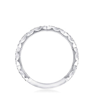 Marquise Design Wedding Band with Diamond