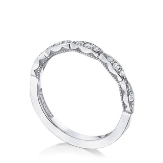 Marquise Design Wedding Band with Diamond