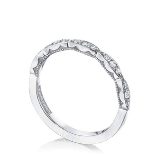 Marquise Design Wedding Band with Diamond