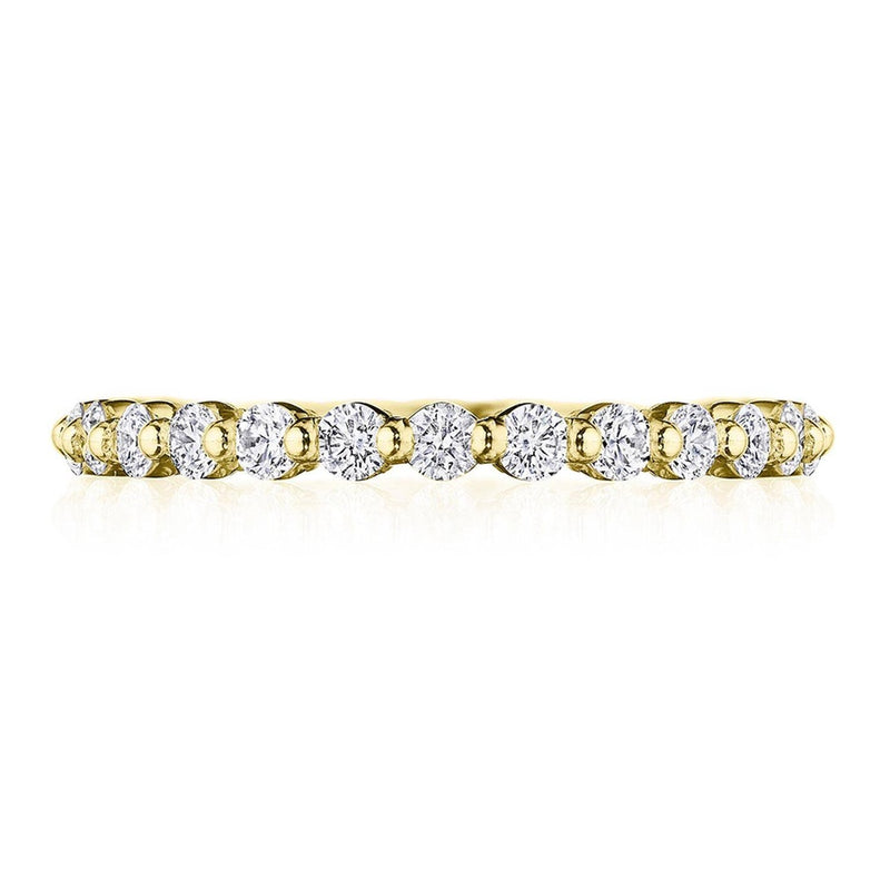 Round Diamond Wedding Band, 2mm