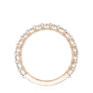 Round Diamond Wedding Band, 2mm in 14kt Yellow Gold