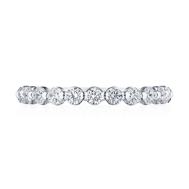 Round Diamond Wedding Band, 2.50mm