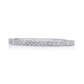 French Pavé Diamond Wedding Band - 1.5mm