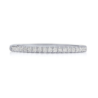 French Pavé Diamond Wedding Band - 1.5mm