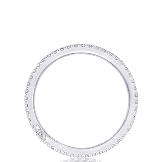 French Pavé Diamond Wedding Band - 1.5mm