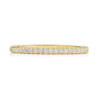 French Pavé Diamond Wedding Band - 1.5mm