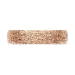 Classic Rounded in Brushed Finish Wedding Band