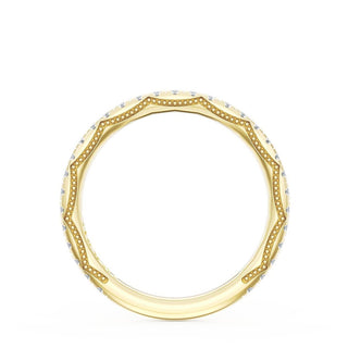 French Pavé Diamond Wedding Band, 2.0mm