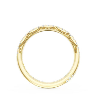 French Pavé Diamond Wedding Band, 2.0mm