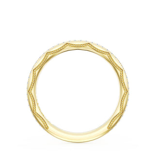 French Pavé Diamond Wedding Band, 1.70mm