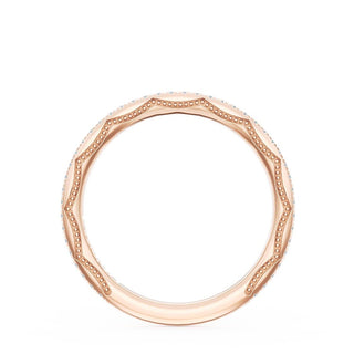 French Pavé Diamond Wedding Band, 1.70mm