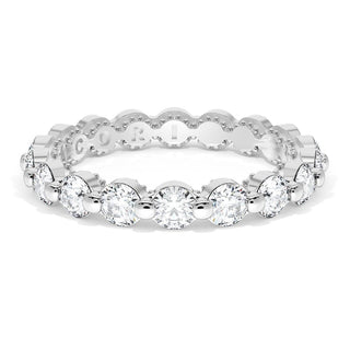 Round Diamond Wedding Band, 3.40mm
