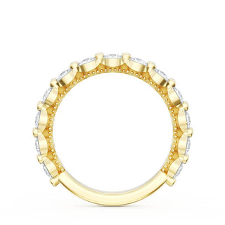 Round Diamond Wedding Band, 3.40mm
