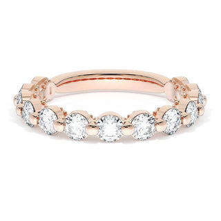 Round Diamond Wedding Band, 3.40mm