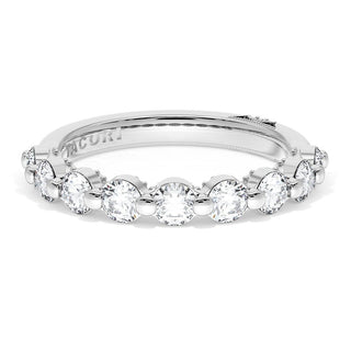 Round Diamond Wedding Band, 3.40mm