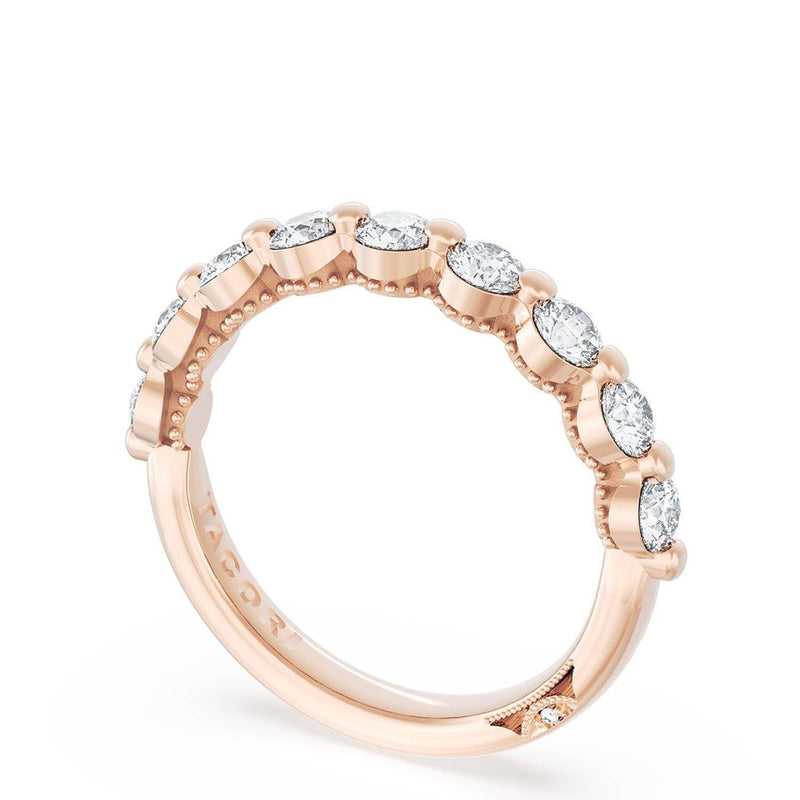 Round Diamond Wedding Band, 3.40mm