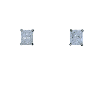 14KW 2=1.08CT SI1 G RADIANT EARRINGS