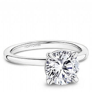 1.5CT RND PLAT SOLITAIRE E/R