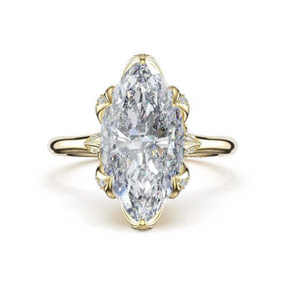 14KY 0.13CT HIGH POLISH E/R