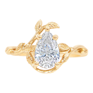 14KY 1CT PEAR CUT E/R