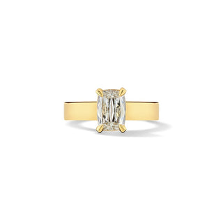5.09CT VVS2F LAB CUSH 4-PRONG SOL 14KY E/R