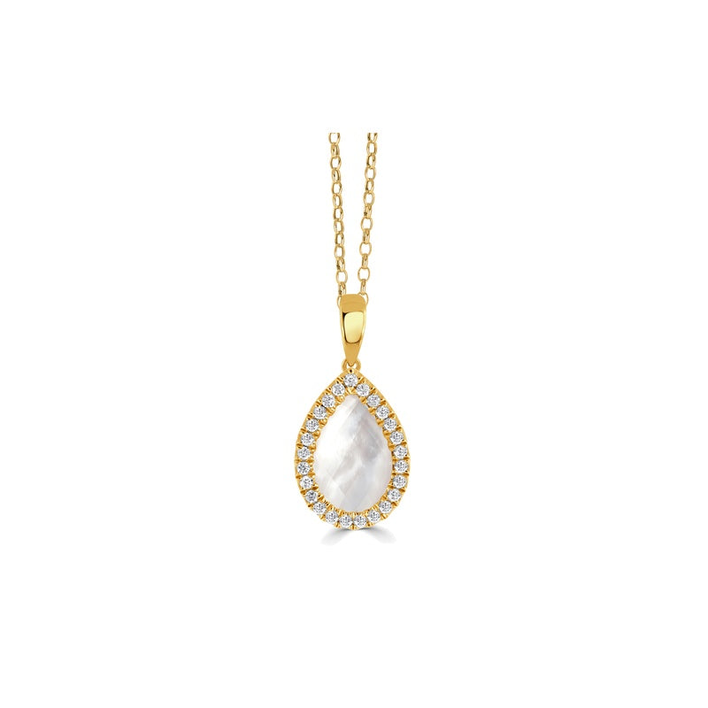 Doves by Doron Paloma White Orchid Necklace P7106WMP