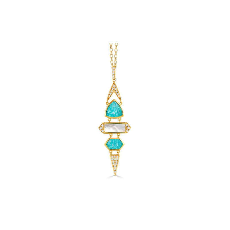 Doves by Doron Paloma Amazon Breeze Necklace P7640AZMP