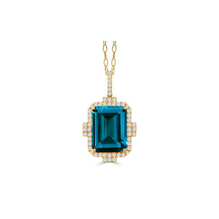 Doves by Doron Paloma London Blue Pendant P8695LBT-Y