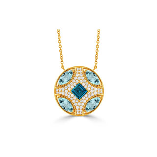 Doves by Doron Paloma London Blue Necklace N12450LBBT-Y