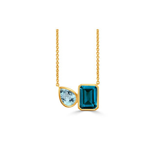 Doves by Doron Paloma London Blue Necklace N12493LBBT-Y