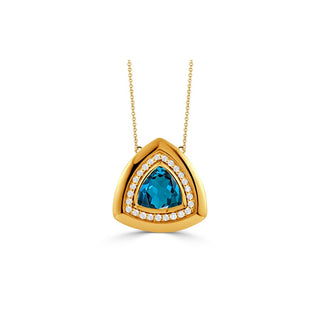 Doves by Doron Paloma London Blue Necklace N12815LBT-Y