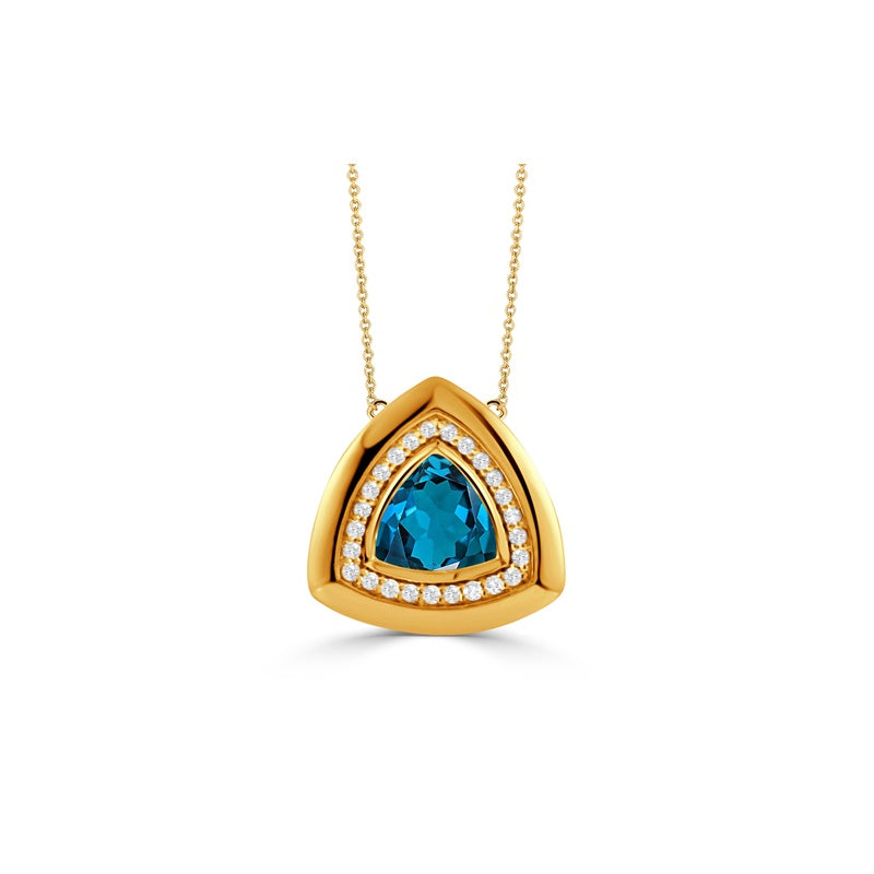 Doves by Doron Paloma London Blue Necklace N12815LBT-Y