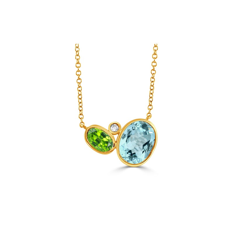 Doves by Doron Paloma Sky Blue Necklace N12702PDBT