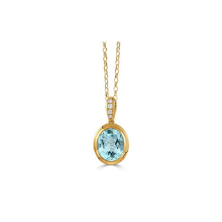 Doves by Doron Paloma Sky Blue Necklace P10726BT-Y