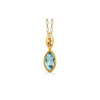 Doves by Doron Paloma Sky Blue Necklace P12830BT-Y