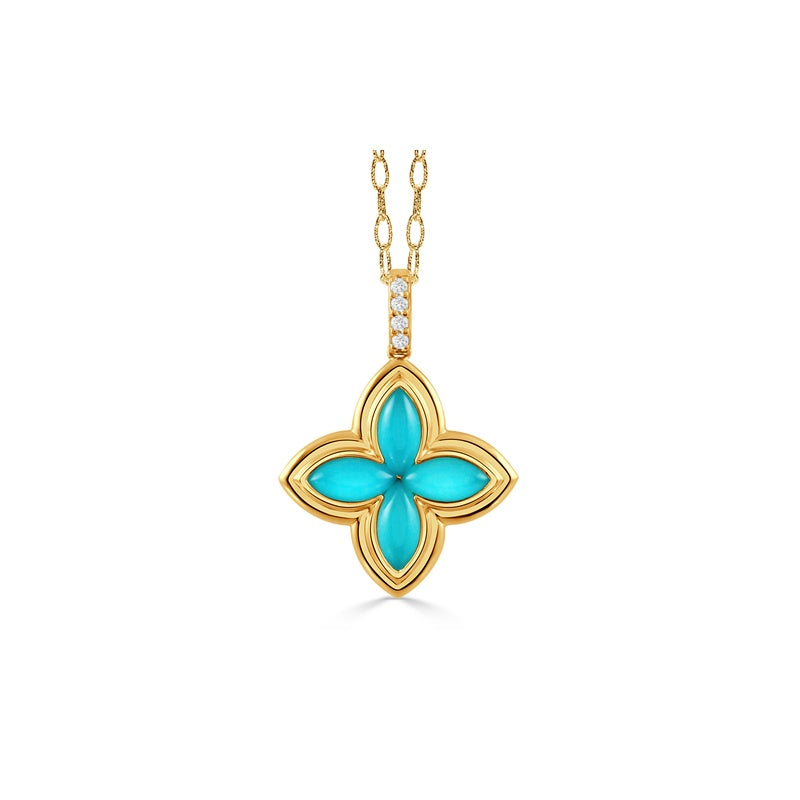 Doves by Doron Paloma Ravenna Pendant P11754TQ-Y