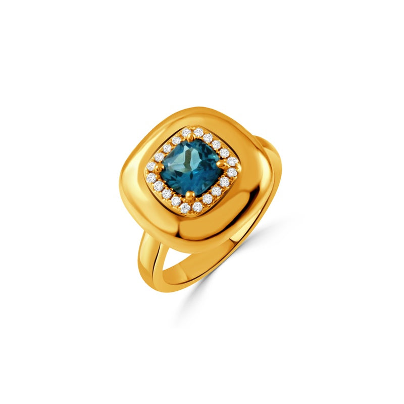 Doves by Doron Paloma London Blue Fashion Ring R12994LBT-Y