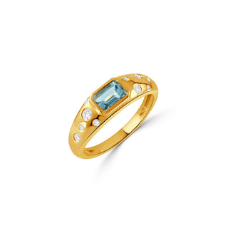 Doves by Doron Paloma Sky Blue Fashion Ring R12693BT-Y