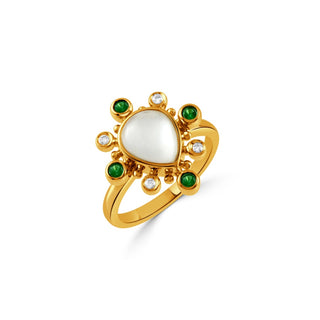 Doves by Doron Paloma Tsavorite Fashion Ring R12968TSMP