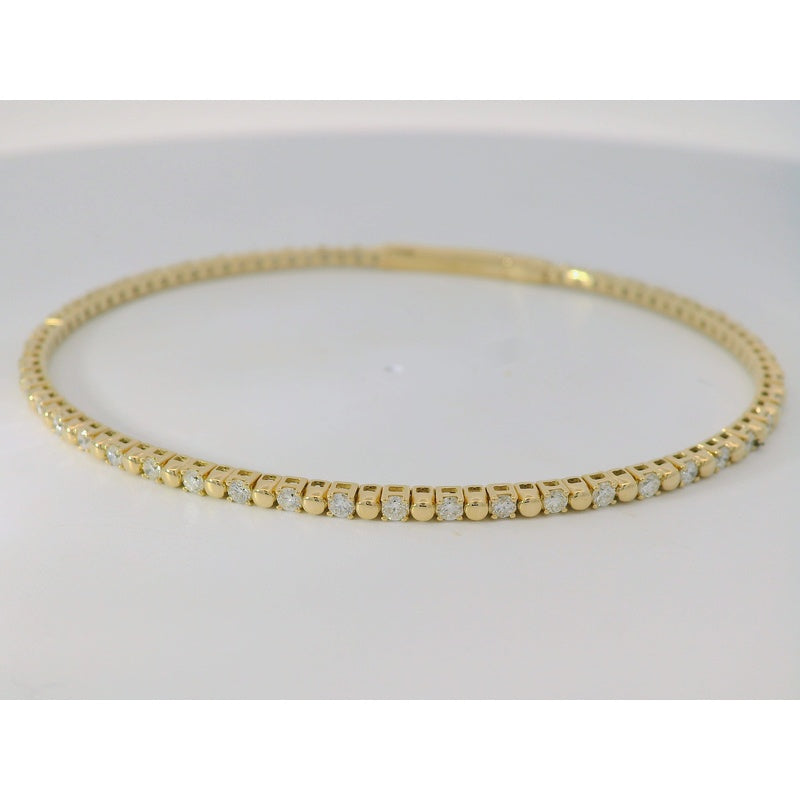 .99CT FLEX BANGLE ETERNITY 14KY