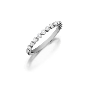 13=.50CTW 18KW  PAVE BAND